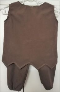 Kids Costumes to Hire - Brown Top & Pants - CHild SMALL